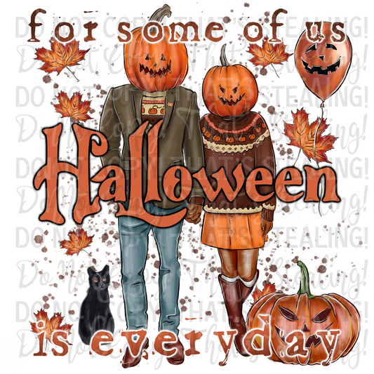 (Dark Skin) For some of us Halloween is everyday Digital Image PNG