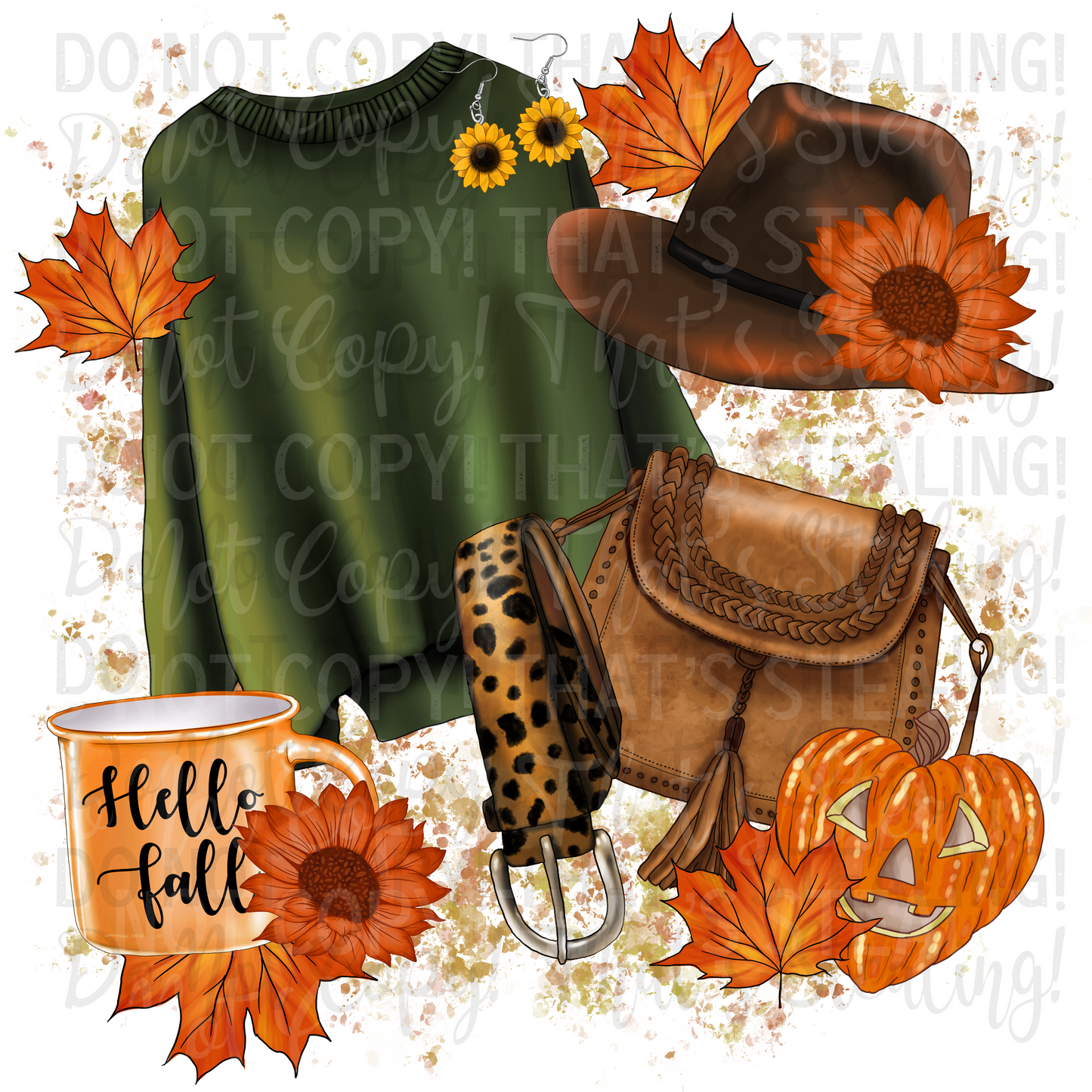 Fall Clothes Digital Image PNG