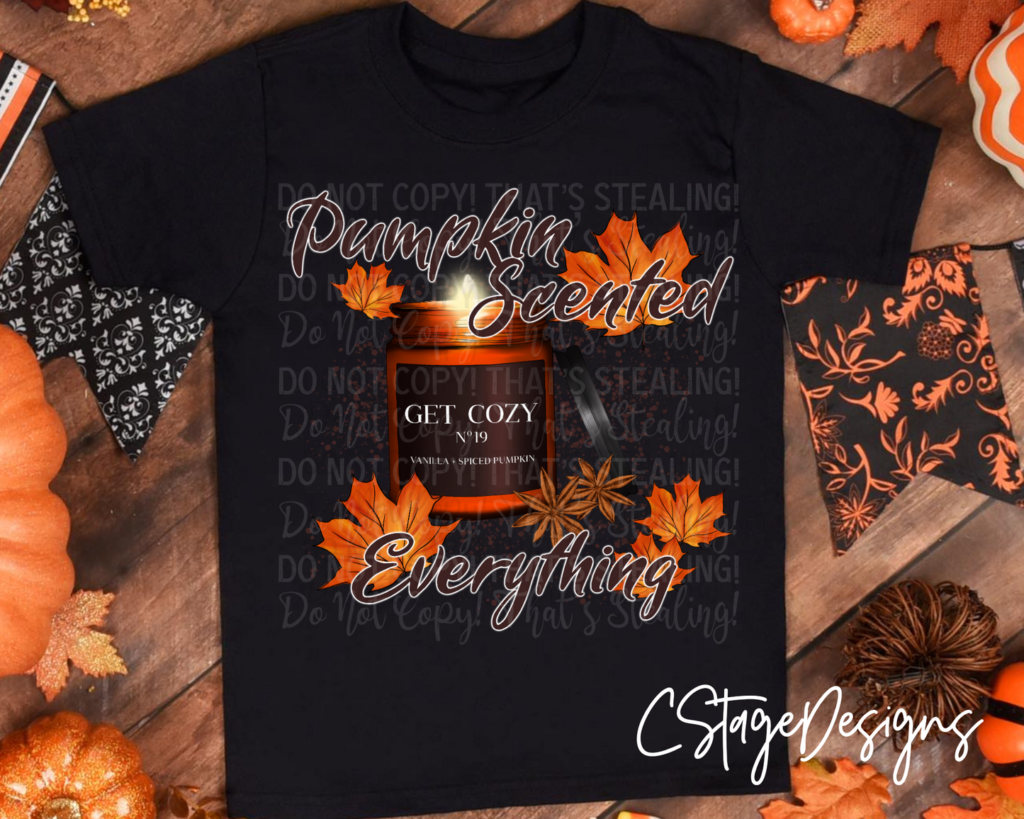 Pumpkin Scented Everything Digital Image PNG