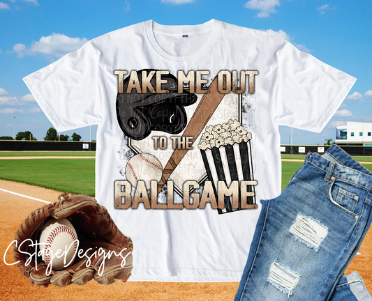 Take me out to the ball game Digital Image PNG
