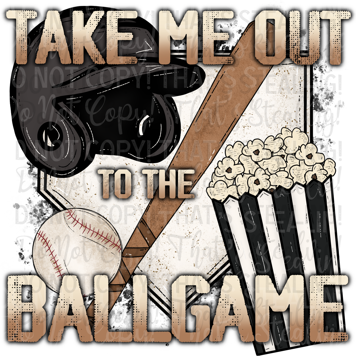 Take me out to the ball game Digital Image PNG