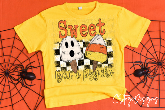 Sweet but a Psycho Ice Cream Digital Image PNG