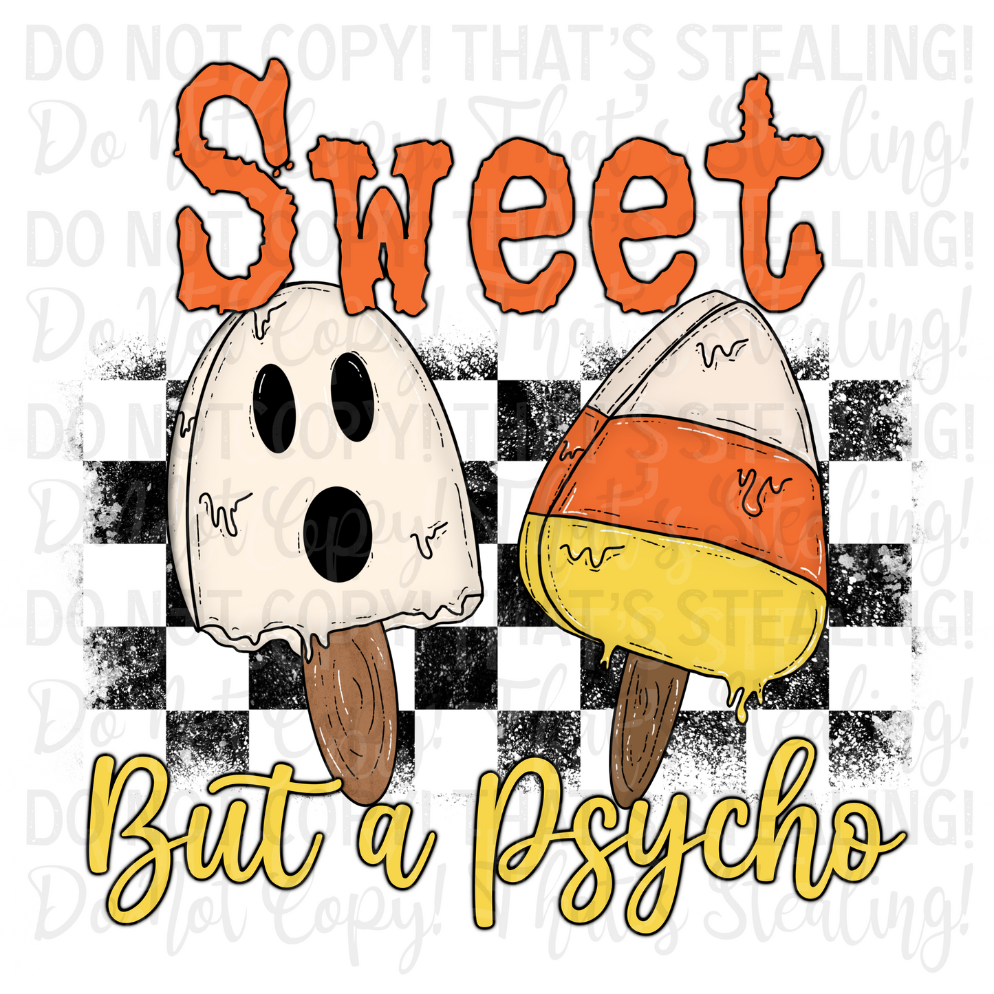 Sweet but a Psycho Ice Cream Digital Image PNG