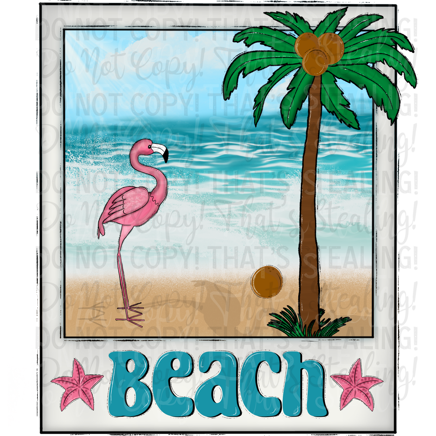 Take me to the beach front and back Digital Image PNG