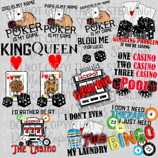 Gambling Bundle Digital Image PNG