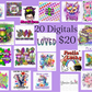 Colorful Bundle Digital Image PNG