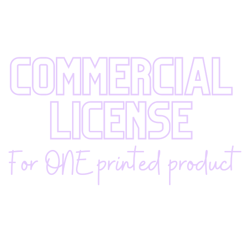Commercial License for ONE Printed Product