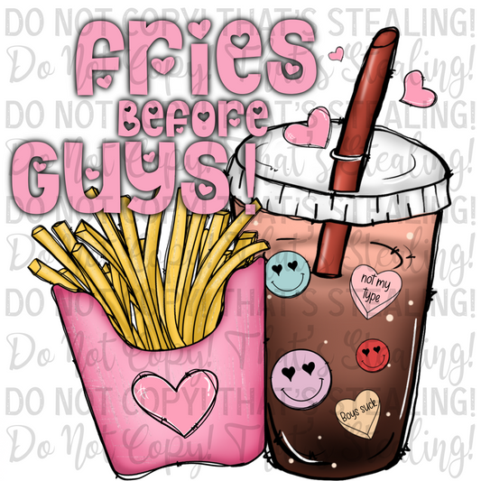 Fries Before Guys Digital Image PNG