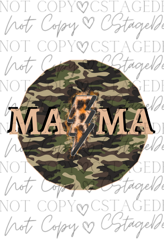 MAMA Camo Cheetah Digital Image PNG