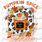 Pumpin Spice Junkie Digital Image PNG