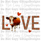 Love Cows Digital Image PNG