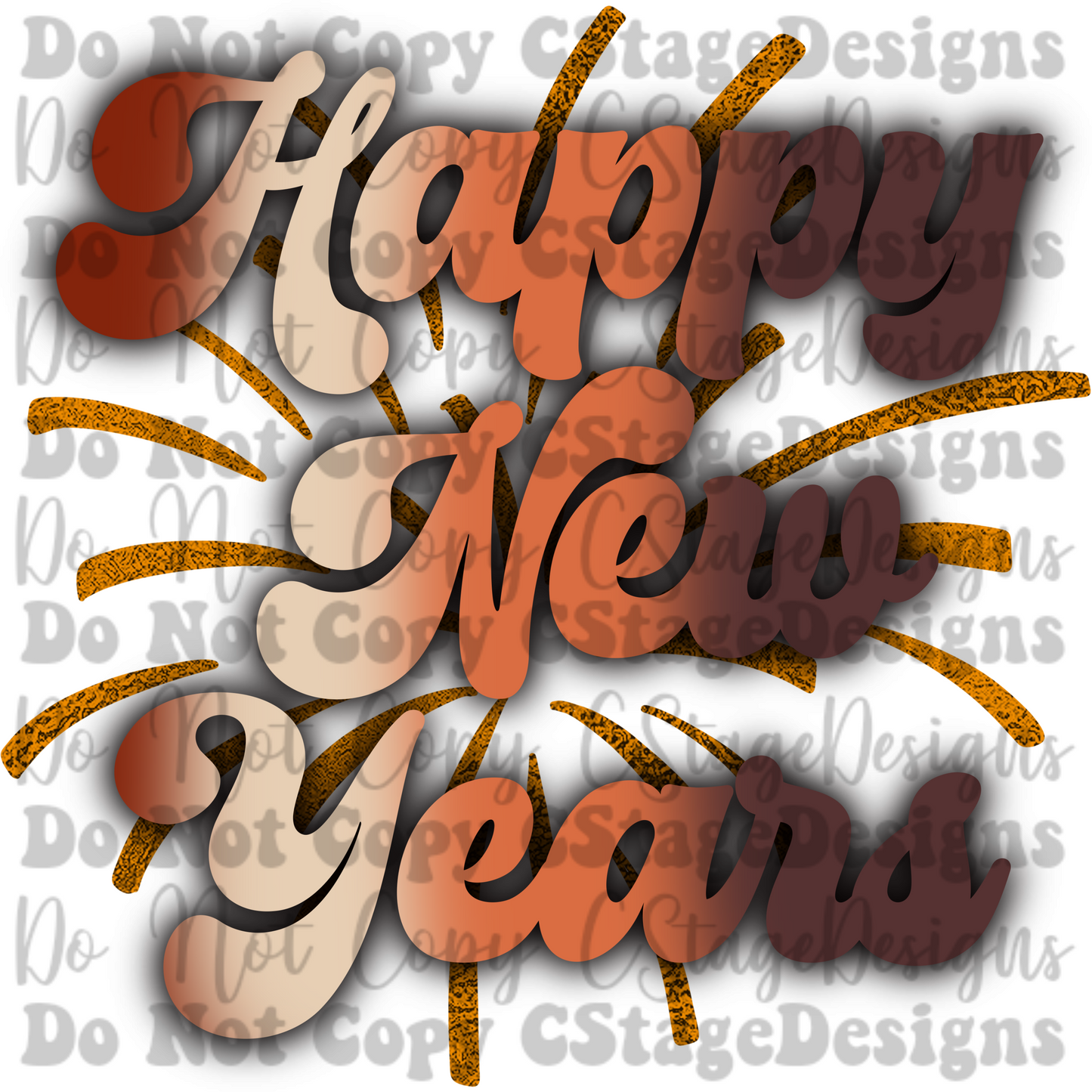 Happy New Years Digital Image PNG