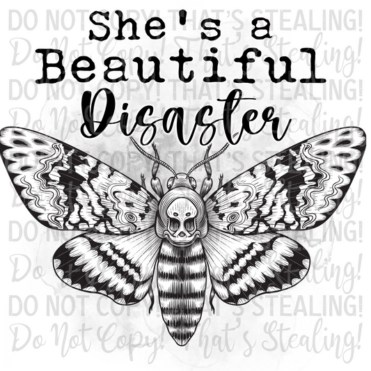 Shes a beautiful disaster Digital Image PNG