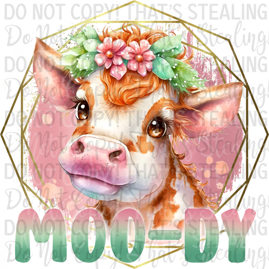 Moo-dy Digital Image PNG