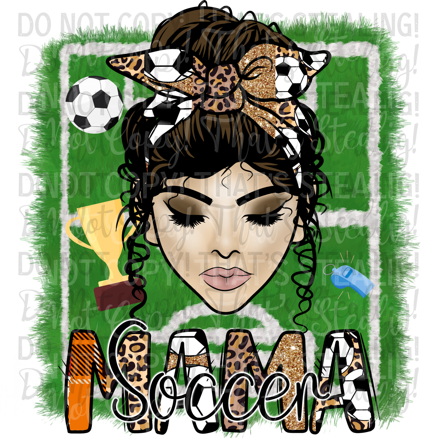 Soccer Mama Digital Image PNG