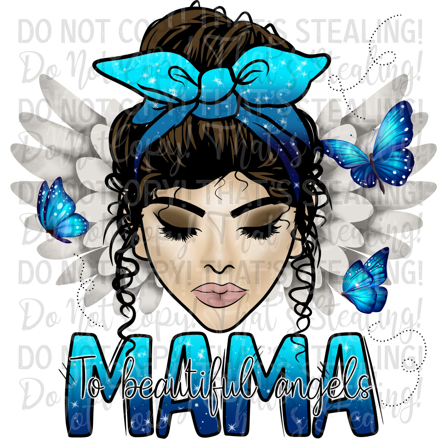 Mama to beautiful angels Digital Image PNG