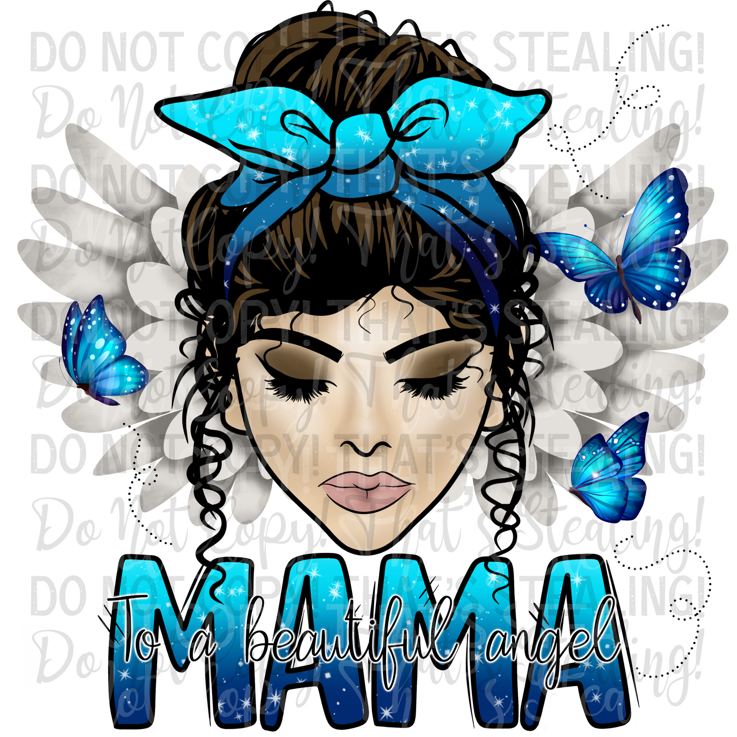 Mama to a beautiful angel Digital Image PNG