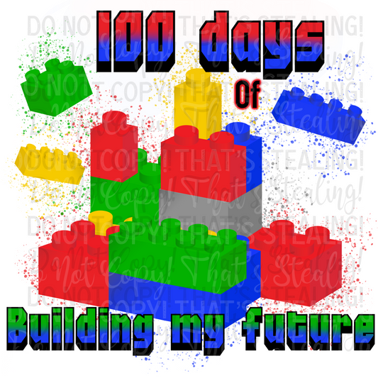 100 Days of Building my Future Digital Image PNG