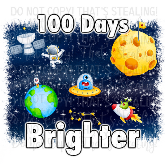 100 Days Brighter Digital Image PNG