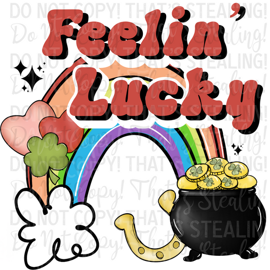 Feelin' Lucky Digital Image PNG