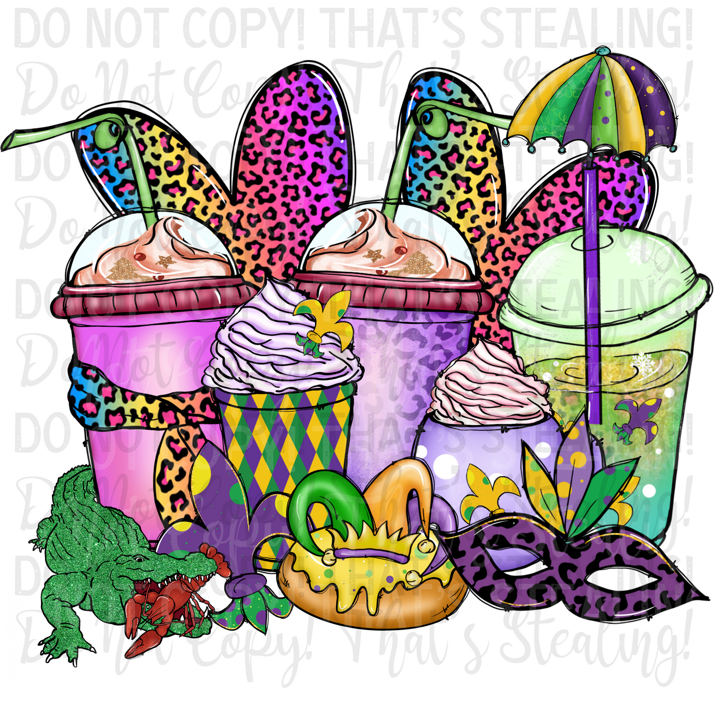 Mardi Gras Digital Image PNG