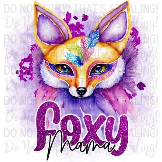 Foxy Mama Digital Image PNG