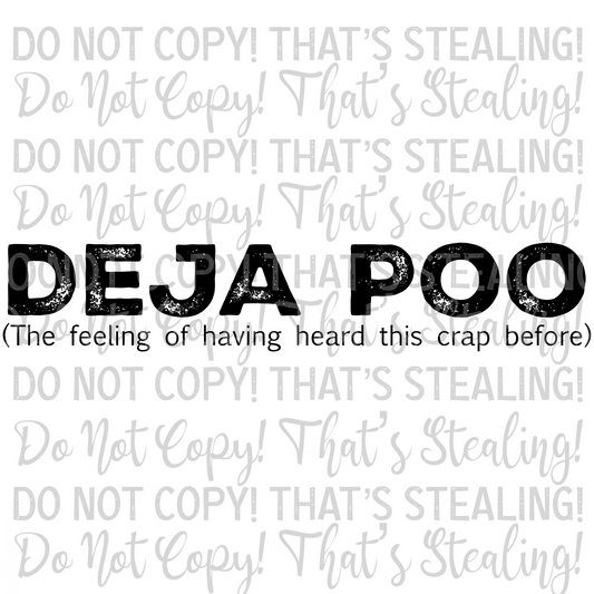 Deja Poo Digital Image PNG