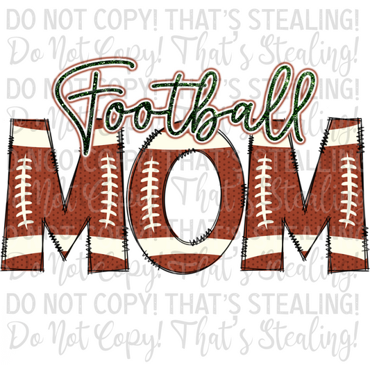 Football Mom Digital Image PNG