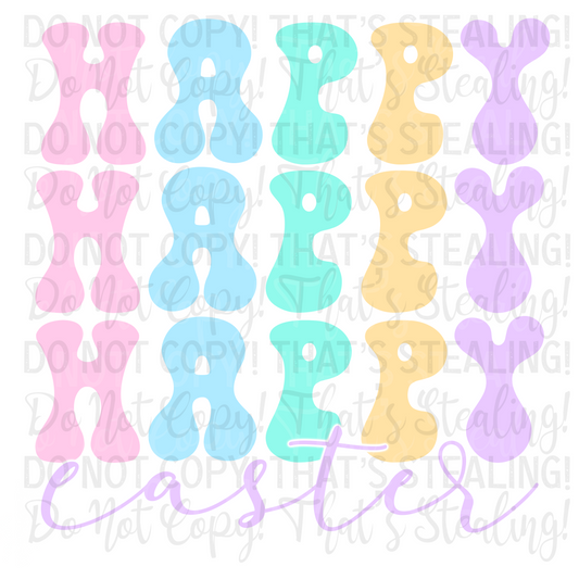 Happy happy happy Easter Digital Image PNG