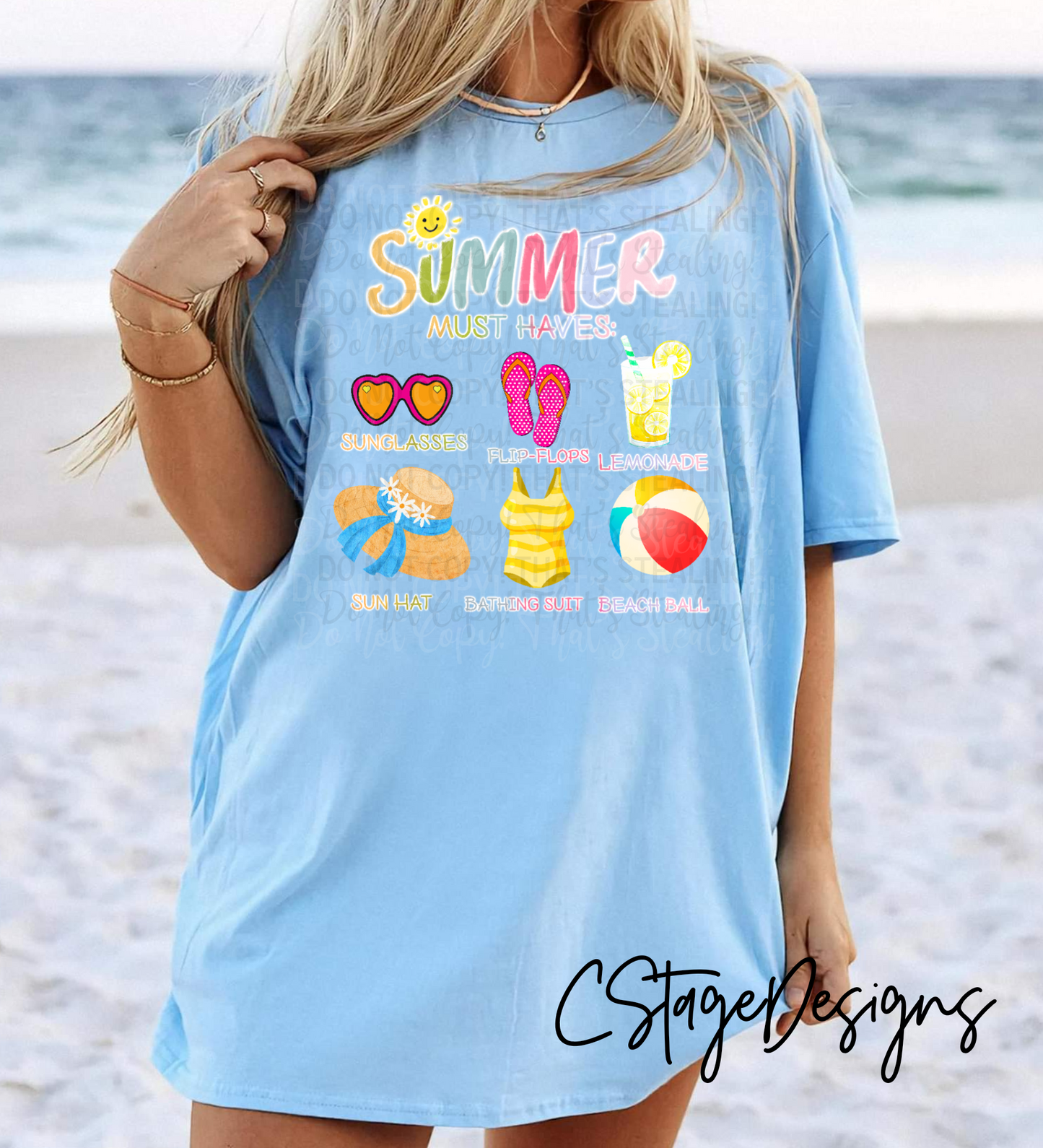 Summer must haves Digital Image PNG