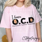 I have OCD Coffee Digital Image PNG