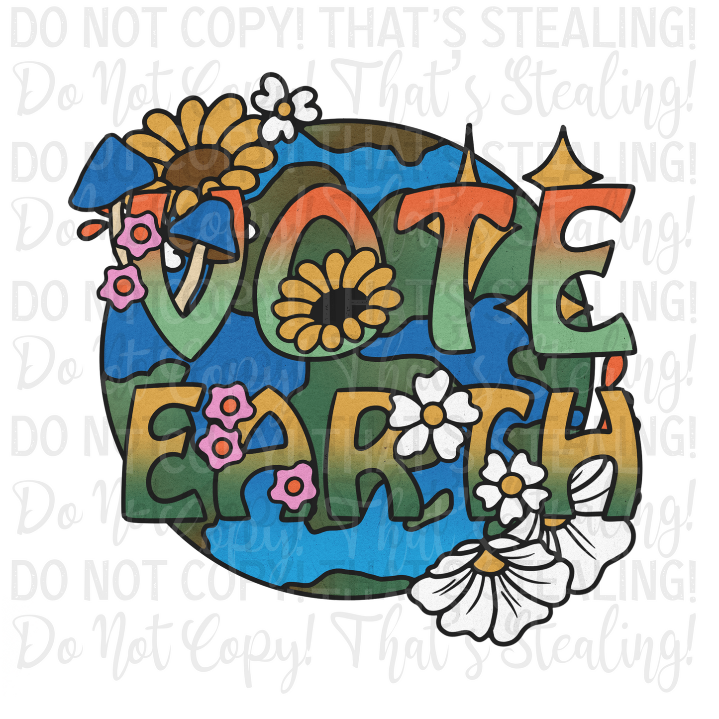 Vote Earth Digital Image PNG