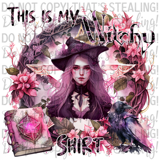 This is my witchy shirt Digital Image PNG