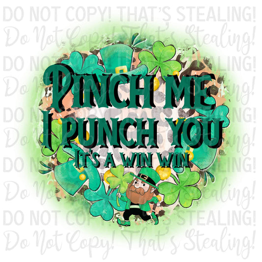 Pinch me, I punch you. It's a win win Digital Image PNG